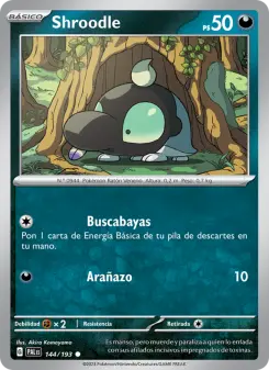 Shroodle, Evoluciones en Paldea Nº 144 Normal
