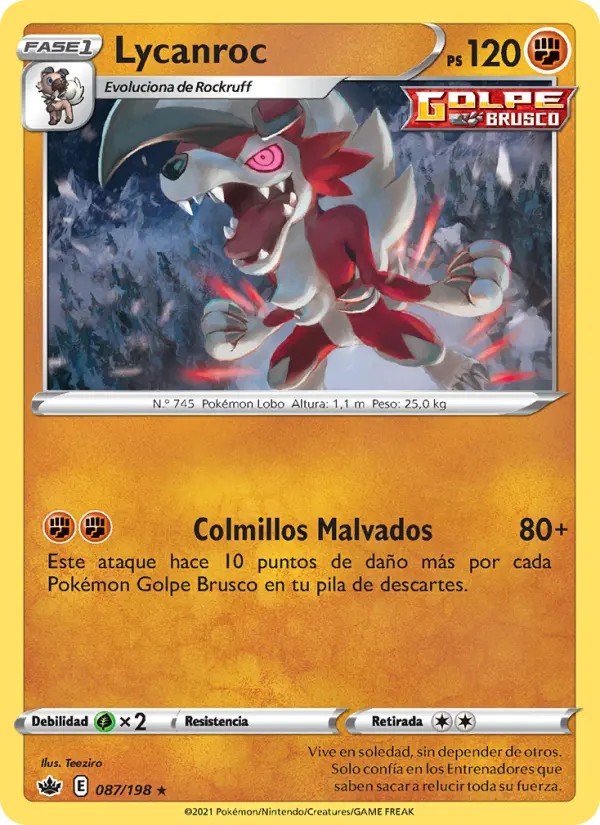 Lycanroc, Reinado Escalofriante No. 87