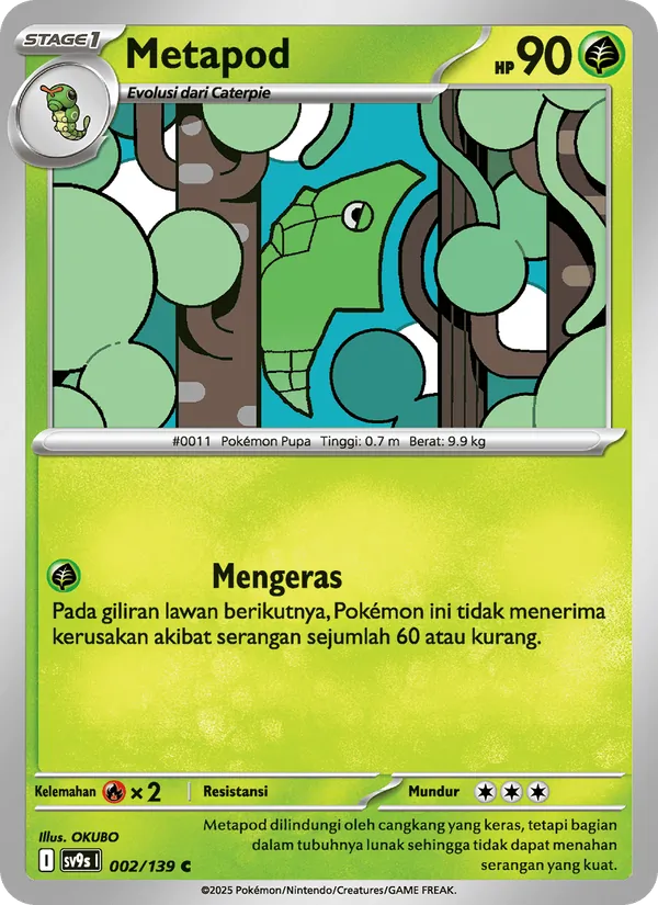 Metapod, Ikatan Takdir Nº 002