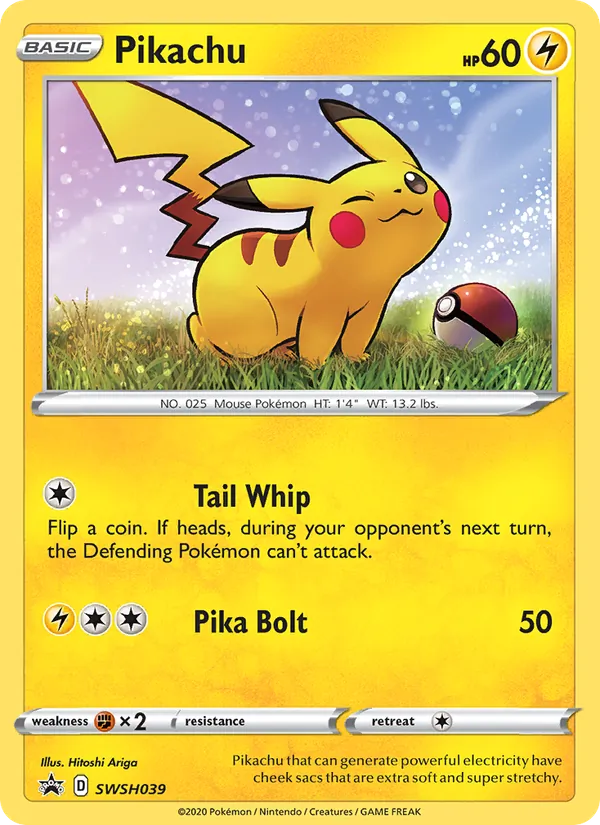 Pikachu, SWSH Black Star Promos No. SWSH039