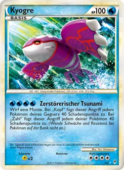 Kyogre, Ruf der Legenden No. SL6 Normal