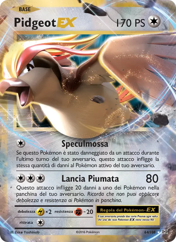 Pidgeot EX, Evoluzioni No. 64