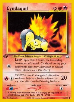 Cyndaquil, Neo Genesis Nº 56 Normal