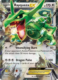 Rayquaza EX, Roaring Skies Nº 75 Normal