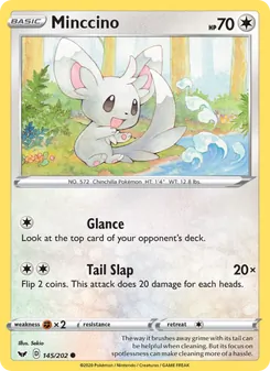 Minccino, Sword & Shield No. 145 Normal