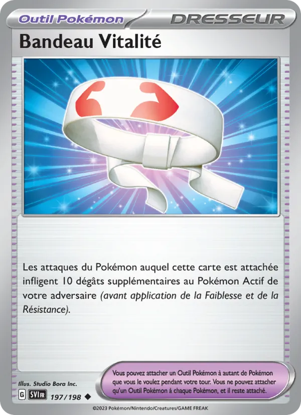 Bandeau Vitalité, Écarlate et Violet Nº 197