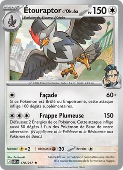 Étouraptor d'Okuba, Héros Transcendants No. 170 Holo