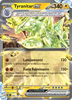 Tyranitar-ex, Ossidiana Infuocata No. 066 Holo