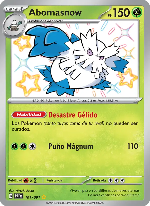 Abomasnow, Destinos de Paldea Nº 101