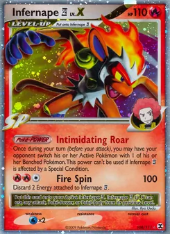 Infernape 4, Rising Rivals No. 108 Holo