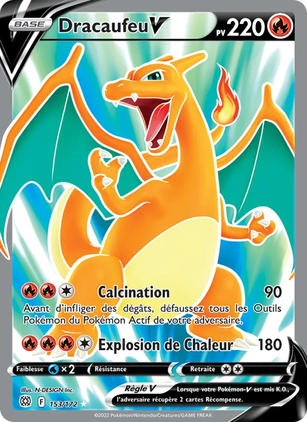 Dracaufeu V, Stars Étincelantes No. 153
