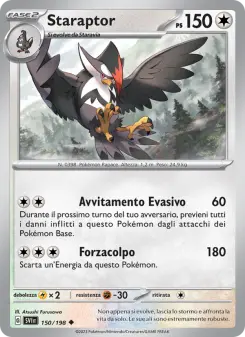 Staraptor, Scarlatto e Violetto No. 150 Normal