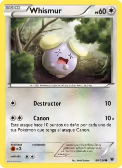 Whismur, Destinos Enfrentados Nº 80 Normal