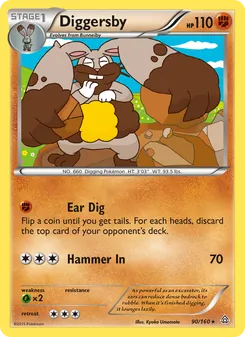 Diggersby, Primal Clash No. 90 Normal