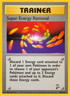 Super Energy Removal, Base Set 2 Nº 108 Normal
