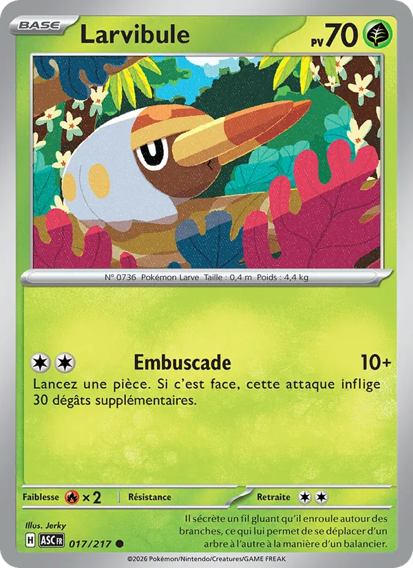 Larvibule, Héros Transcendants Nº 017