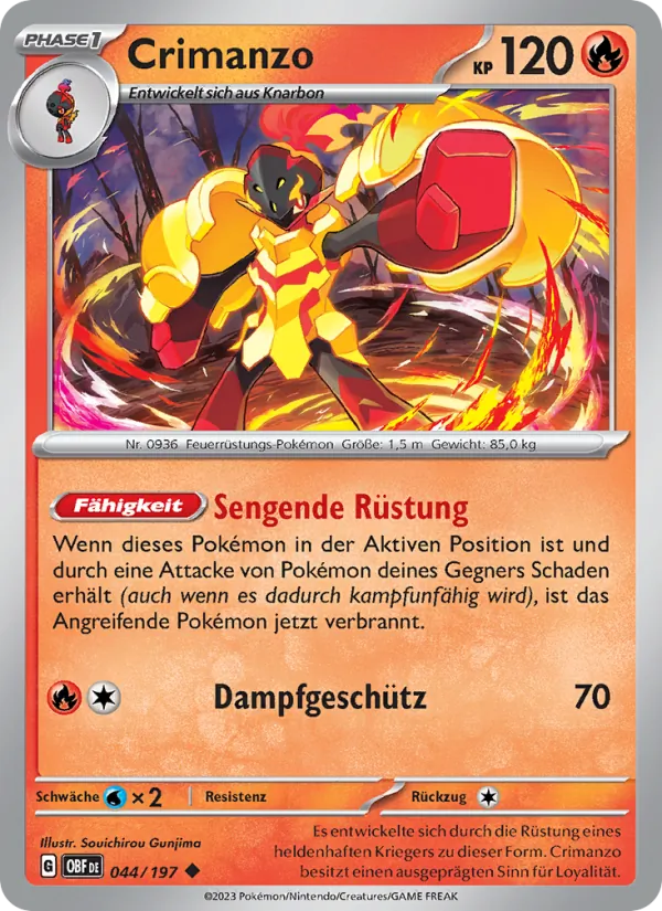 Crimanzo, Obsidian Flammen No. 044