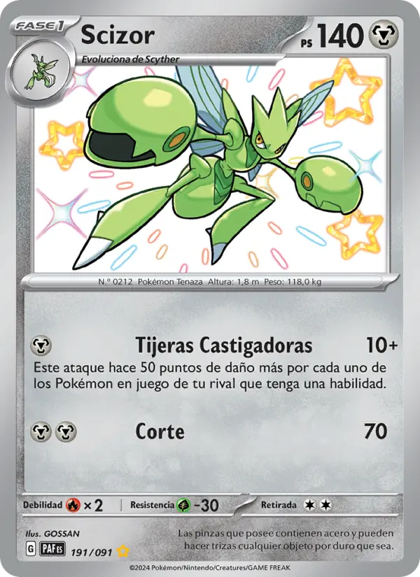 Scizor, Destinos de Paldea No. 191