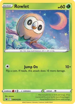 Rowlet, SWSH Black Star Promos No. SWSH220 Normal