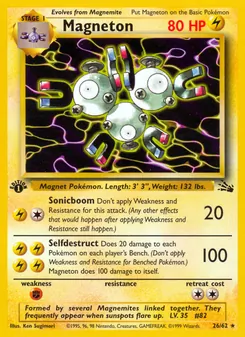 Magneton, Fossil No. 26 Normal