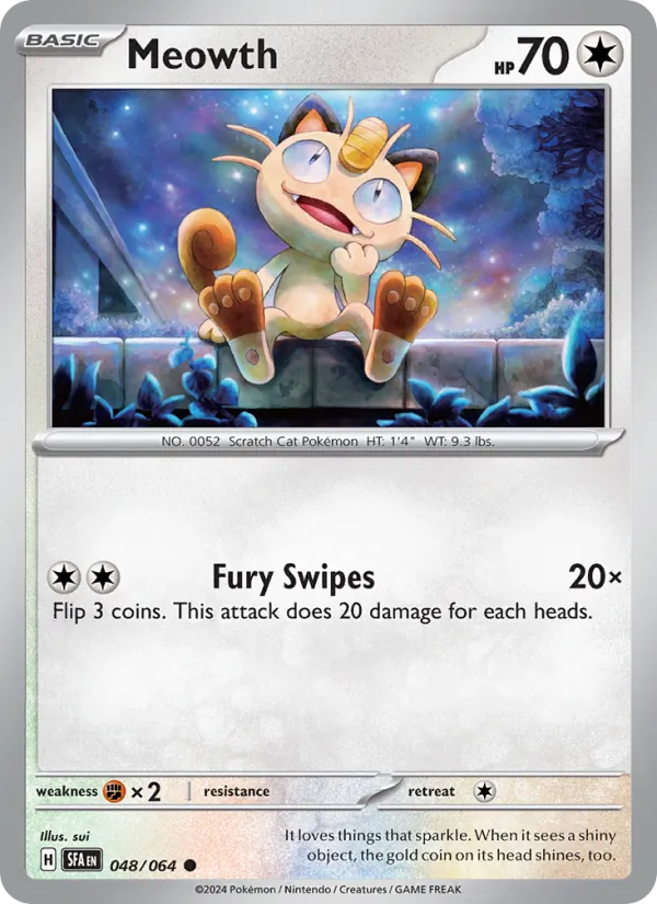 Meowth, Shrouded Fable No. 048