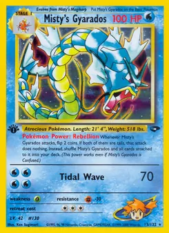 Misty's Gyarados, Gym Challenge Nº 13 Holo