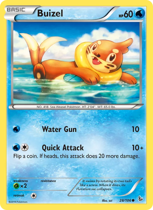 Buizel, Flashfire Nº 28