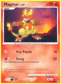 Magmar, Secret Wonders Nº 93 Normal