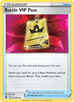 Battle VIP Pass, Fusion Strike Nº 225 Normal