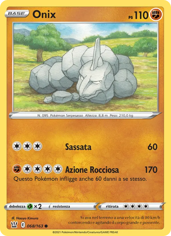Onix, Stili di Lotta No. 68