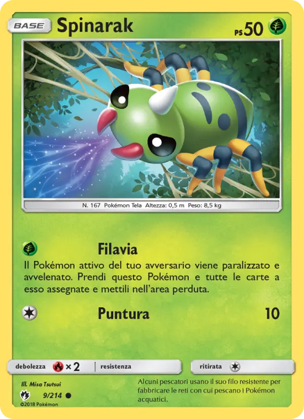 Spinarak, Tuoni Perduti No. 9