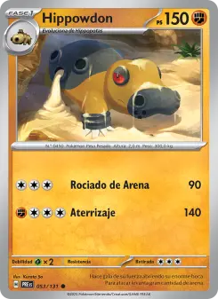 Hippowdon, Evoluciones Prismáticas Nº 053 Normal