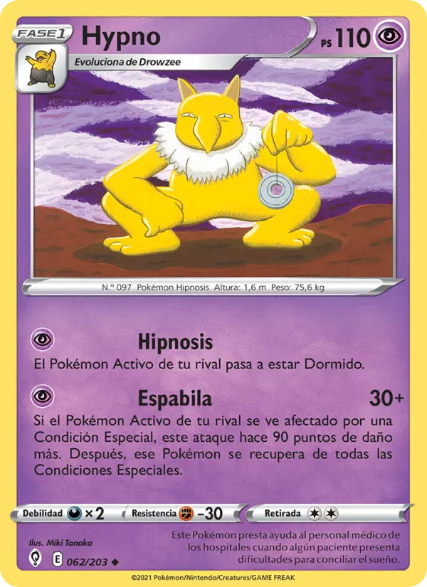 Hypno, Cielos Evolutivos No. 62