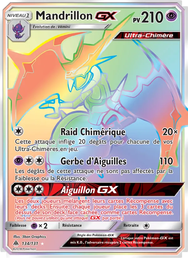 Mandrillon GX, Lumière Interdite Nº 134