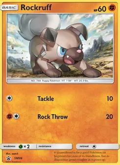 Rockruff, SM Black Star Promos No. SM06