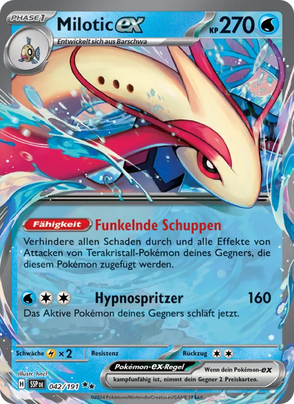 Milotic-ex, Stürmische Funken No. 042
