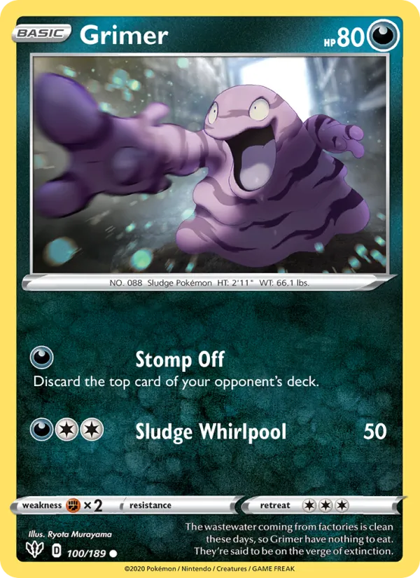 Grimer, Darkness Ablaze Nº 100
