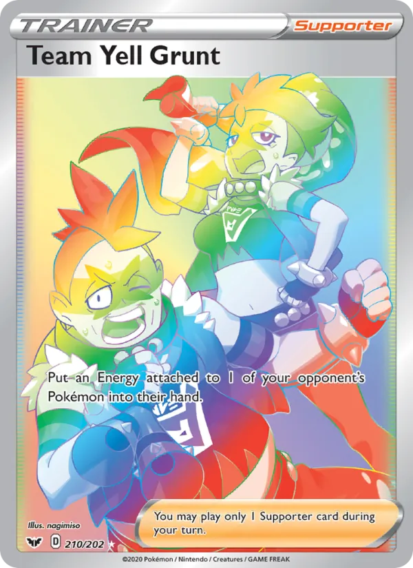 Team Yell Grunt, Sword & Shield Nº 210