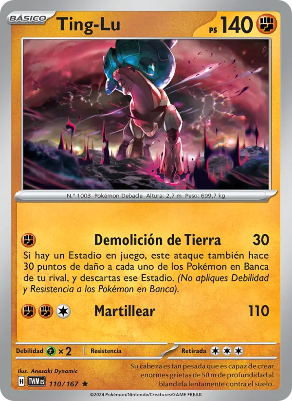 Ting-Lu, Mascarada Crepuscular Nº 110