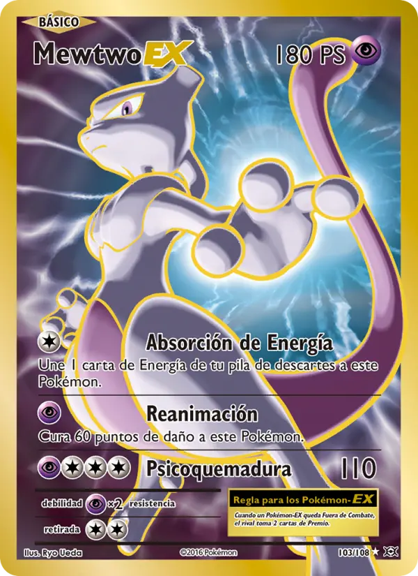 Mewtwo EX, Evoluciones No. 103
