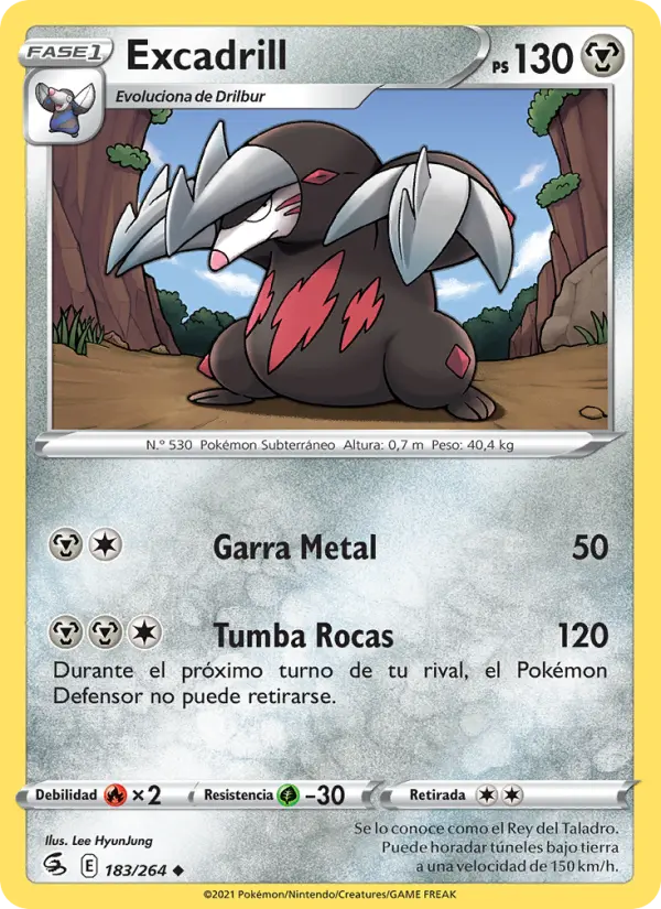 Excadrill, Golpe Fusión No. 183