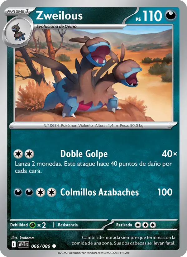 Zweilous, Llama Blanca No. 066