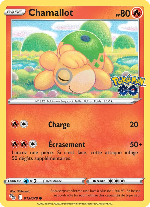 Chamallot, Pokémon GO No. 013