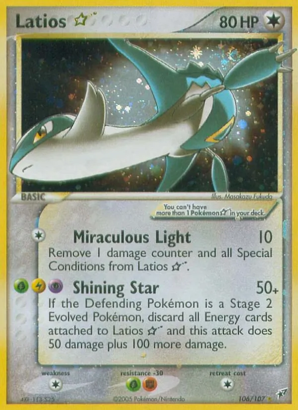 Latios ☆, Deoxys Nº 106
