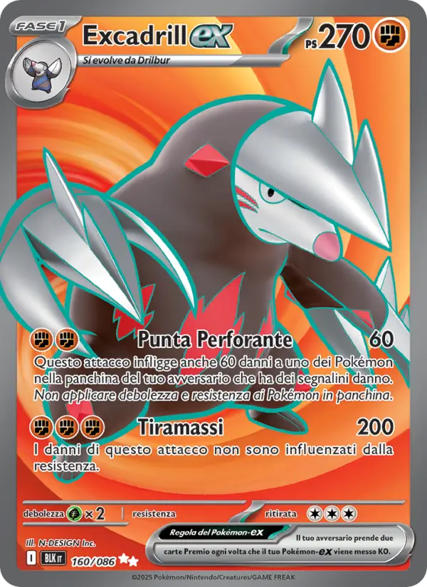 Excadrill-ex, Luce Nera No. 160