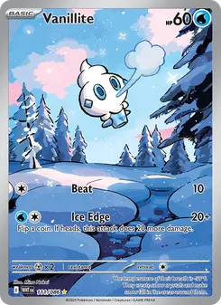 Vanillite, White Flare No. 111 Holo