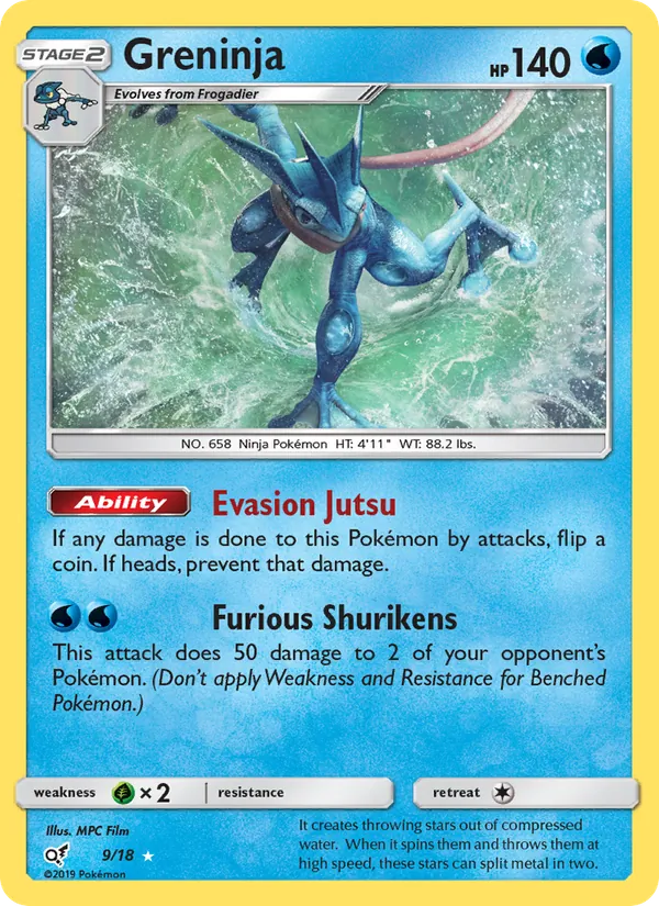 Greninja, Detective Pikachu No. 9