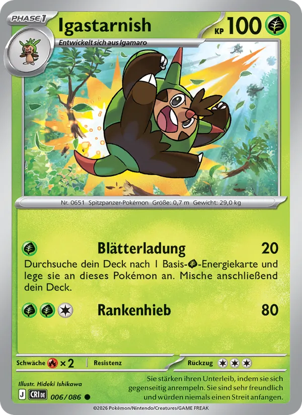 Igastarnish, Wachsendes Chaos No. 006