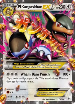 M Kangaskhan EX, Flashfire Nº 79 Normal