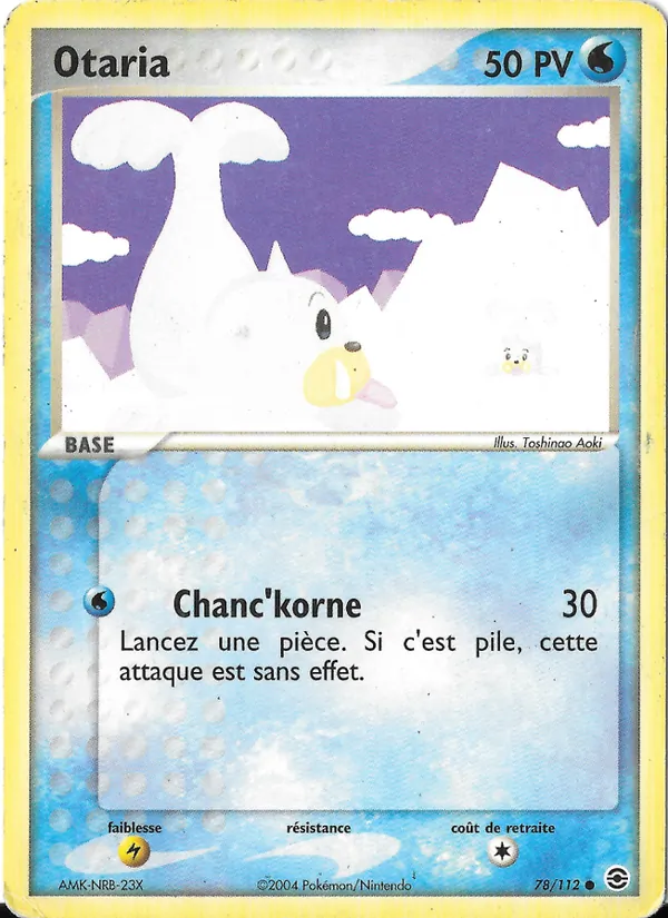 Otaria, EX Rouge Feu & Vert Feuille Nº 78